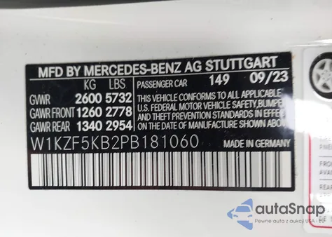 2023 Mercedes-Benz E 450 4Matic from USA, damaged, VIN W1KZF5KB2PB181060